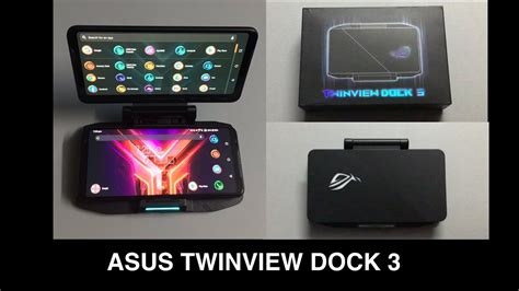 ASUS TWINVIEW DOCK 3 First Look With ASUS ROG 3 Phone YouTube