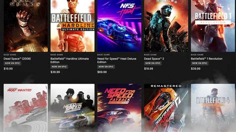 EA Adds 10 Games To The Epic Games Store