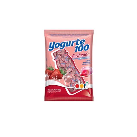 Bala Yogurte 100 Recheada Pacote Dori 600g Shopee Brasil