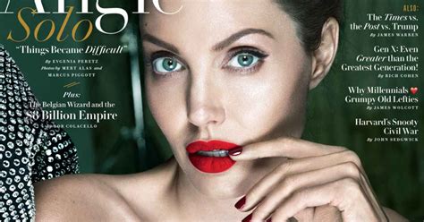 Angelina Jolie Reveals Bells Palsy Diagnosis Talks Life After Divorce