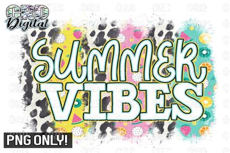 Summer Vibes Sublimation PNG Only 1909668