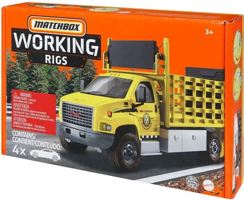 zestaw matchbox real working rigs  el auta budowlane
