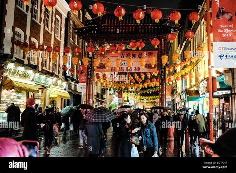 London Chinese New Years Eve In Chinatown Stock Photo Alamy