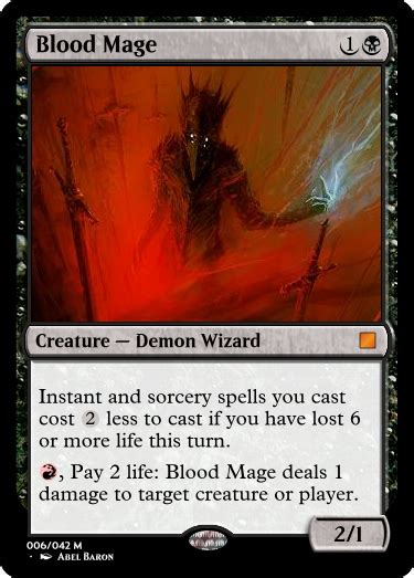 Blood Mage Rcustommagic