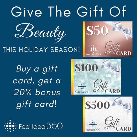 Last Minute Gift Card Bonus Southlake Texas Feel Ideal 360 Med Spa