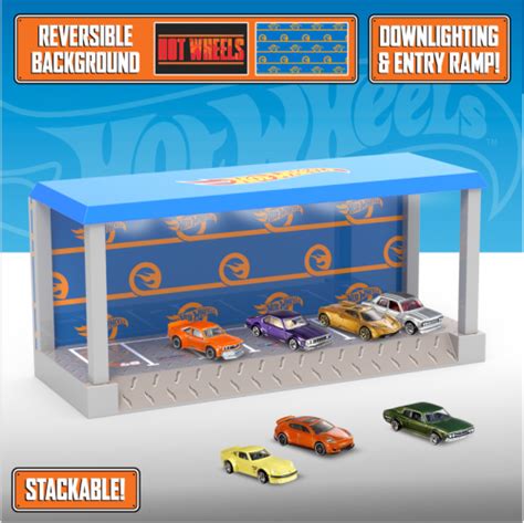 Bems Hot Wheels Garage Display Case Light