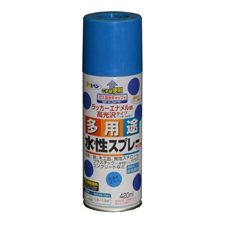 アサヒペン 水性多用途スプレー 420ml スカイブルー 1点 アサヒペン｜トラノテ