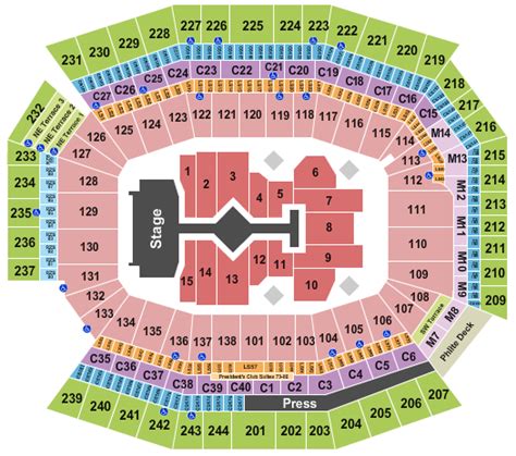 Taylor Swift 2023 at Lincoln Financial Field Seating Chart | CloseSeats.com