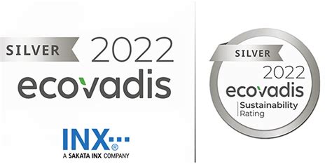 Inx International Uk Honored By Ecovadis With Silver Sustainability Medal