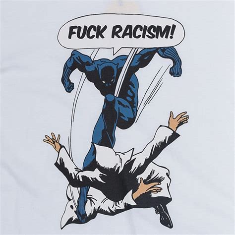 CHINATOWN MARKET FUCK RACISM SS T SHIRT WHITE CHINATOWN MARKET Tees