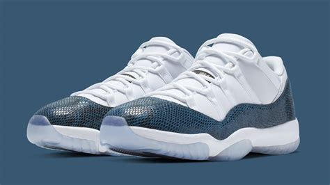 Detailed Look at 2019's 'Blue Snakeskin' Air Jordan 11 Low | Complex