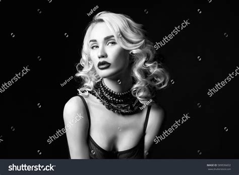 Sexy Beautiful Blonde Girl Long Hair Stock Photo 589936832 Shutterstock