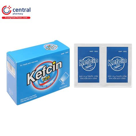 [CHÍNH HÃNG] Thuốc Kefcin 125: Tác dụng, liều dùng