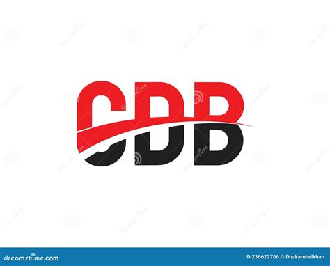 CDB Letter Initial Logo Design Vector Illustration Stock Vector ...