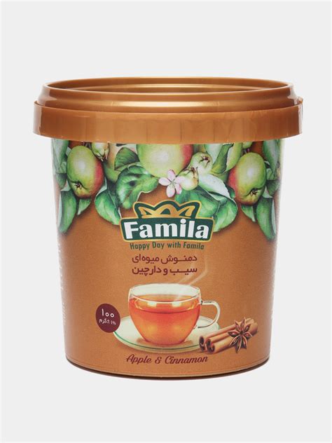 Купить Чай Famila с яблоком и корица, 100 г за 18000 сум с бесплатной ...