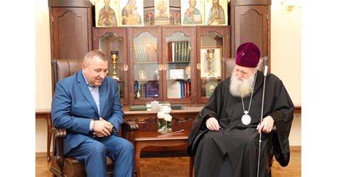 Патриарх Неофит прие на среща директора на "Пирогов" д-р Валентин Димитров