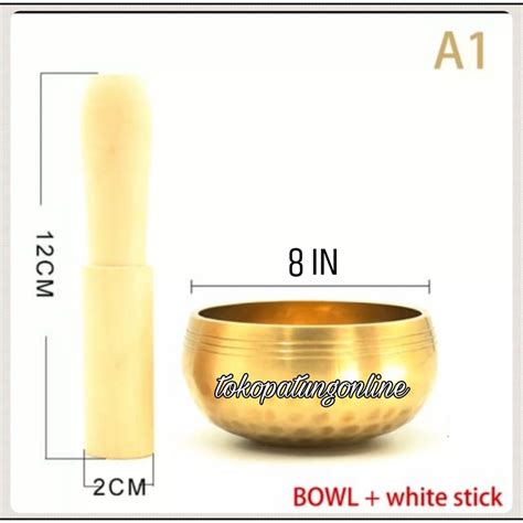 Jual Singing Bowl Tibet 7 Logam Hand Made 08in Shopee Indonesia