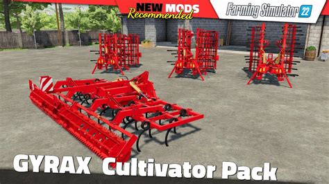 FS22 GYRAX Cultivator Pack Farming Simulator 22 New Mods Review