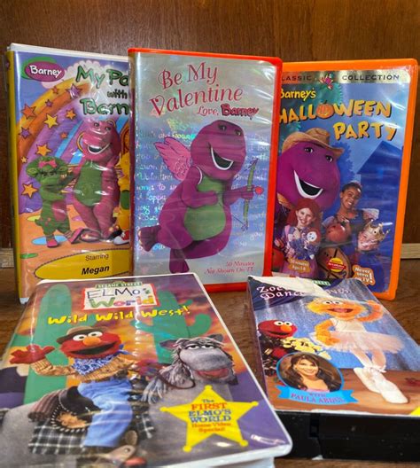 Barney & Friends Elmo Sesame • VHS Lot of | Grelly USA