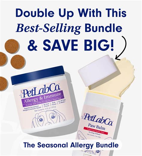 The Dog Allergy Bundle | Paw Balm | PetLab Co.
