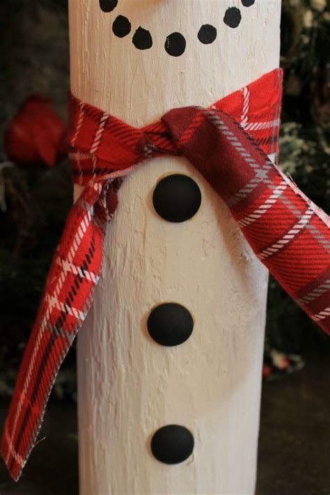 Diy Snowman And Santa From Cedar Fence Posts Fence Post Crafts Diy