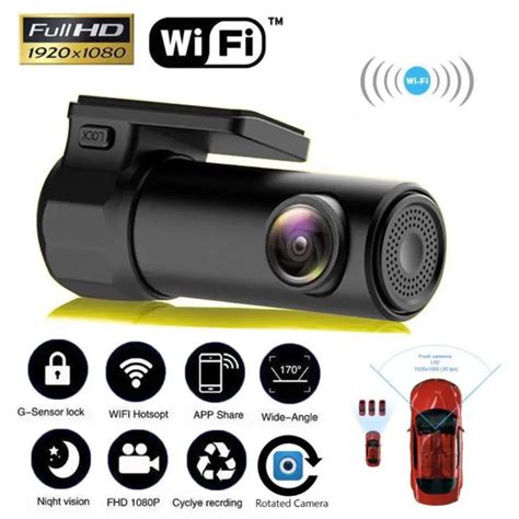 Car Dvr Dash Cam Fc Smart Wifi Dvr Mp Camera Degree Wireless