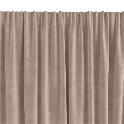 Gardin AUSTRA 1x140x300 Velour Taupe JYSK