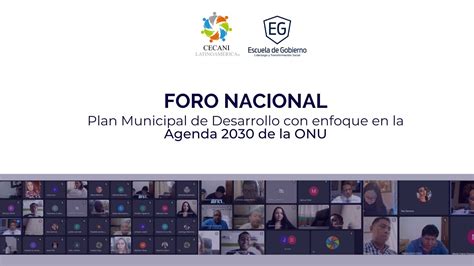 Foro Nacional Elaboraci N Del Plan Municipal De Desarrollo Con Enfoque