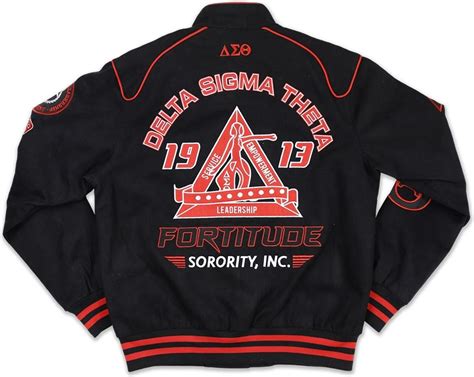 Big Boy Delta Sigma Theta Divine 9 S10 Ladies Twill Racing Jacket
