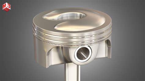 Enginepiston D Model Piston Cgtrader