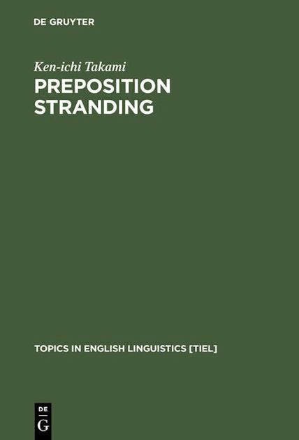 preposition stranding indiepubs