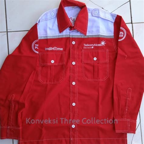 Jual Baju Indihome Seragam Kerja Tangan Panjang Shopee Indonesia