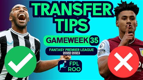 Fpl Transfer Tips Gameweek Who To Buy And Sell Fantasy Premier