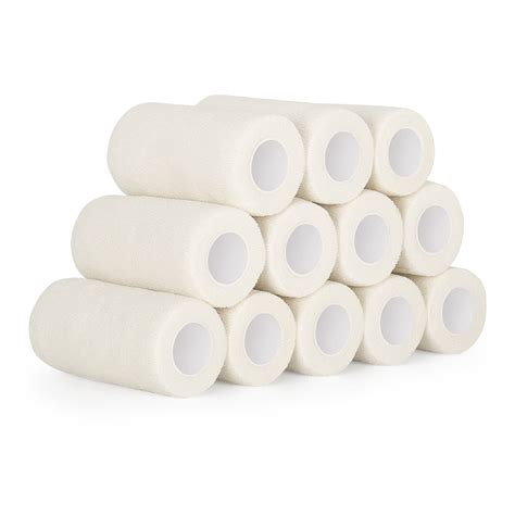 Buy SEADESKY 12 Rolls Cohesive Bandage 4 Inch Self Adherent Cohesive