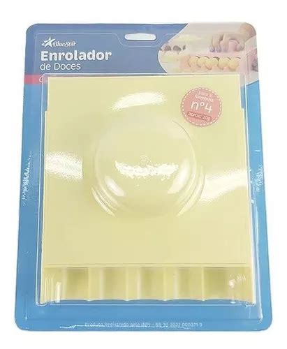 1pç Enrolador Doces Amarelo 20g Boleador Docinhos Placa