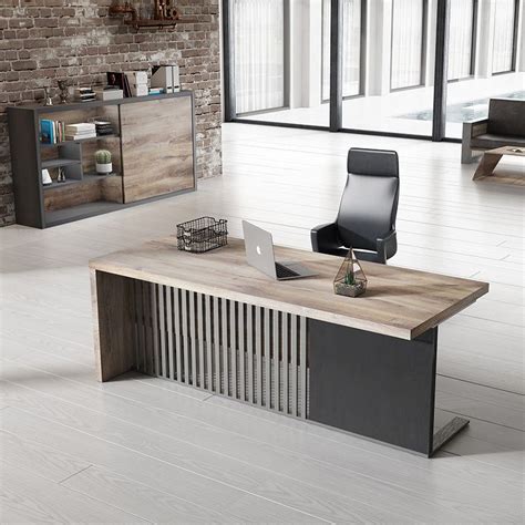 Aftan Executive Desk With Pedestal Right Mobile Return Cm Warm