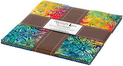 Sewing Lunn Studios Artisan Batiks Totally Tropical Charm Square 42 5