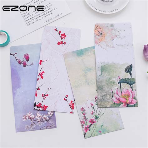 Ezone 3Pcs Chinese Stijl Envelop Voor Brief Schrij Grandado