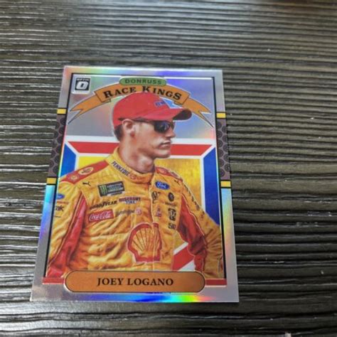 2020 Panini Donruss NASCAR Race Kings Optic Holo Prizm Joey Logano 6