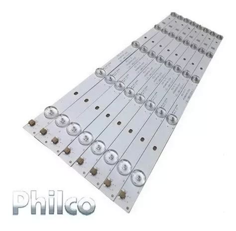 Kit 8 Barras De Led Philco Ph40r86 Ph40r86dsgw Novo Original