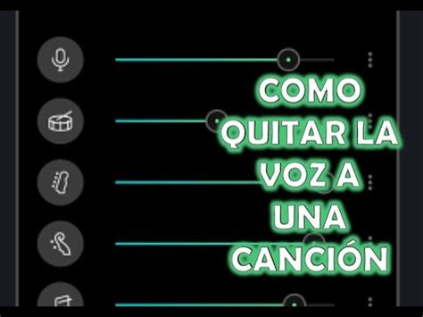 C Mo Quitar La Voz Y Los Instrumentos De Una Canci N Bajar O Subor El