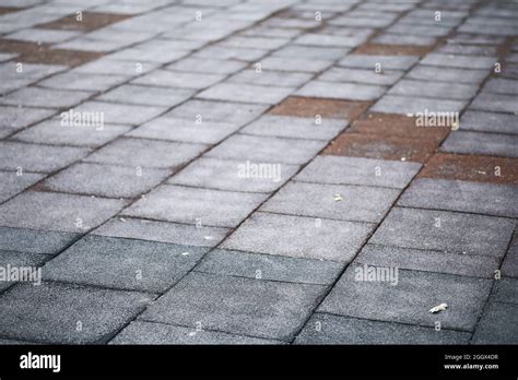 Piedra De Pavimentaci N Gris Pasarela Peatonal Pavimento Cerca La