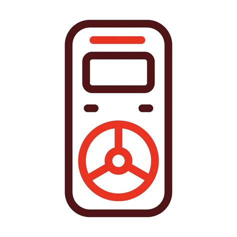 Dosimeter Thick Line Two Color Icons For Personal And Commercial Use