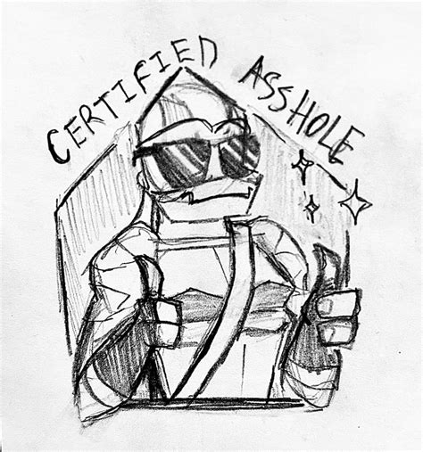 Certified Asshole By Foxflamingo On Deviantart