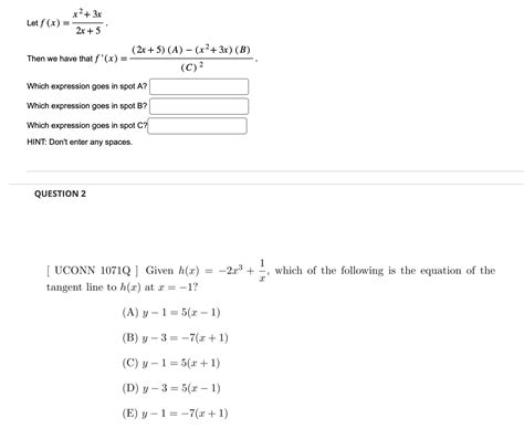 Solved Let F X 2x 5x2 3x Then We Have That