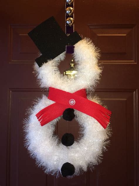 Diy Tutorials And Ideas To Make A Snowman Wreath Guide Patterns