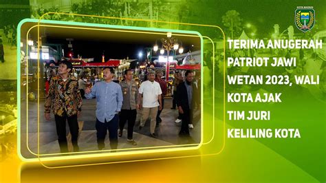 Terima Anugerah Patriot Jawi Wetan 2023 Wali Kota Ajak Tim Juri