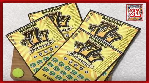 Winning 777 Scratch Off Lottery Tickets Sls Scratchers Channel