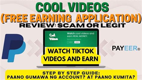 New Free Earning App Cool Videos Review Legit Or Scam Kumita Sa