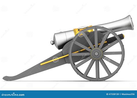 Ancient Cannon With Cannon Balls Artillery Gun Old Cannon Flat D